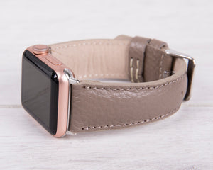 Leder Nerz Farbe Band für Apple Watch