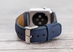 Leder Blau Band für Apple Watch