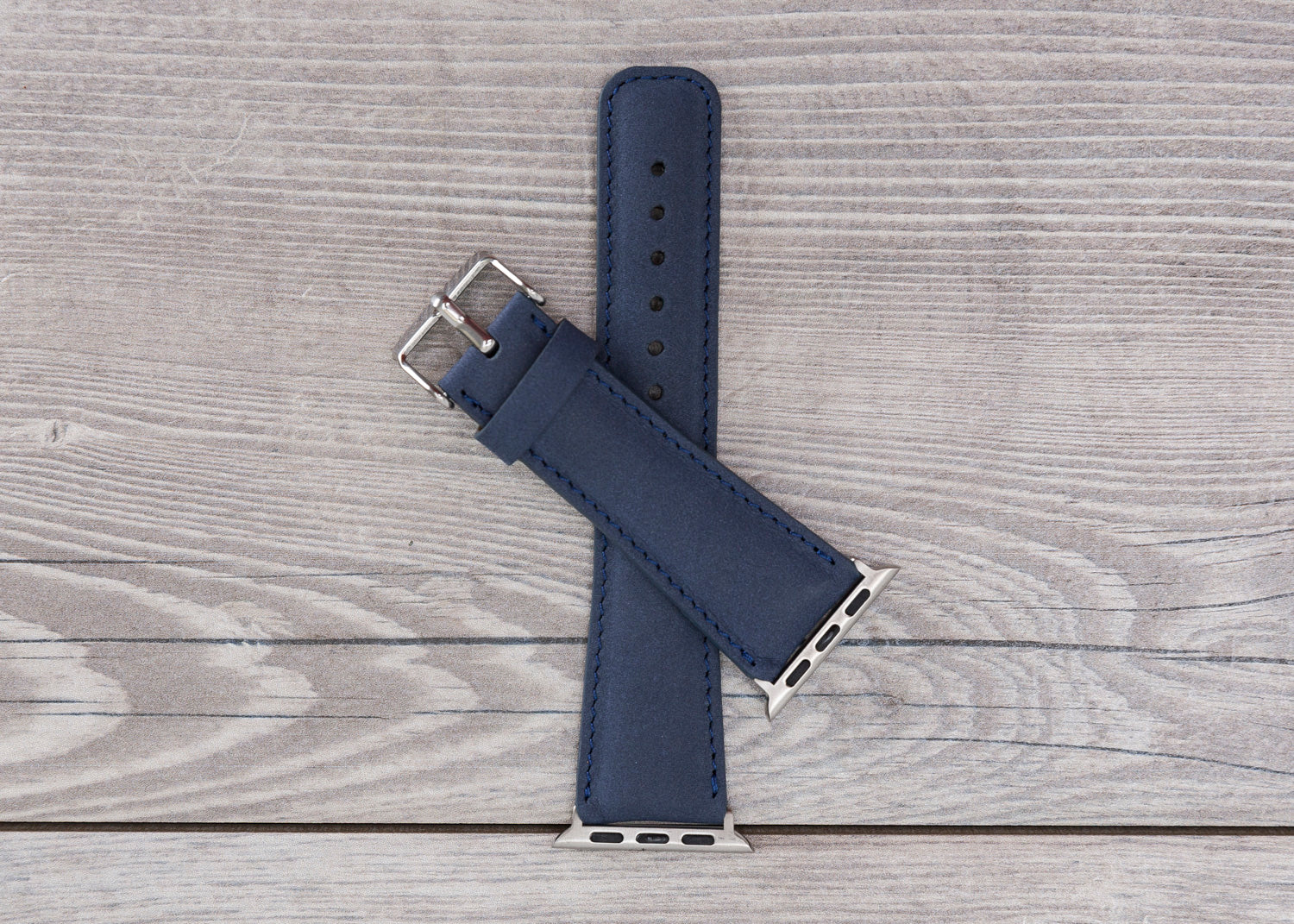 Leder Blau Band für Apple Watch
