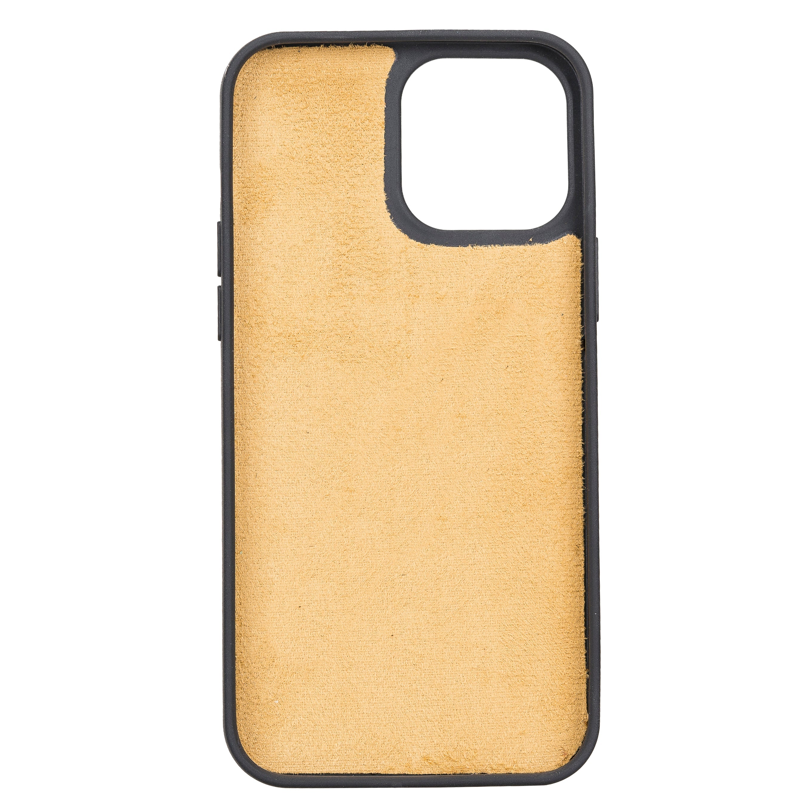 Gelbe Magnetische Lederhülle für iPhone 13 Pro Max (6,7 Zoll)