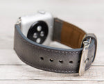 Leder Brüniertes Graues Band für Apple Watch